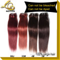 gold members top quality 10inch wholesale pure red color indian remy human hair weaving